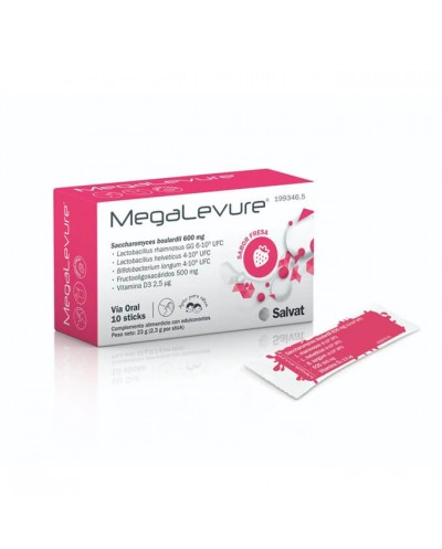 MEGALEVURE SABOR FRESA 10...