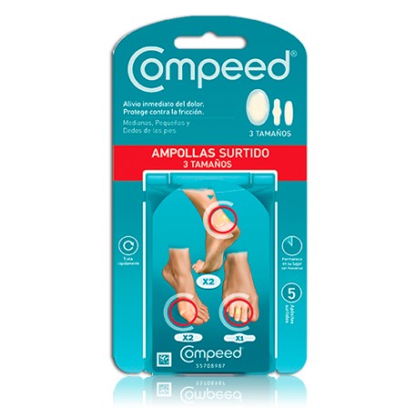 COMPEED AMPOLLAS SURTIDO 5 UNIDADES