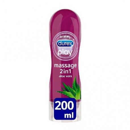 DUREX PLAY MASSAGE 2 EN 1 ALOE VERA 200 ML