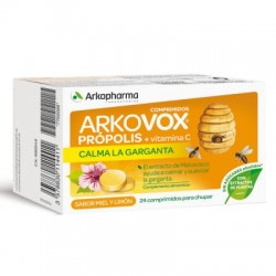 ARKOVOX 20 PASTILLAS PARA CHUPAR SABOR MIEL LIMON